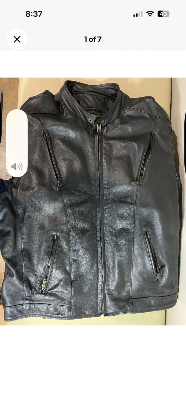Dream Apparel Men's Leather Motorcycle Riding Jacket with Thinsulate Insulation